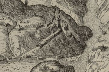 Carte particulière des Baricades de Suze, Jaillon, le Gouret et passages des environs d'icelles...